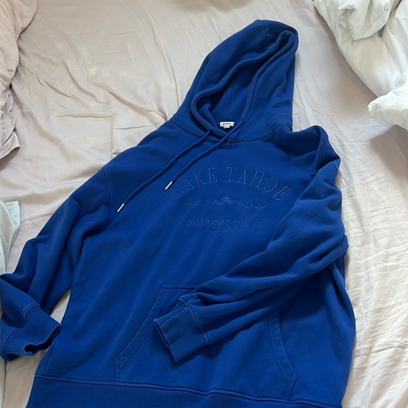 Garage royal blue hoodie - Picture 1 of 3